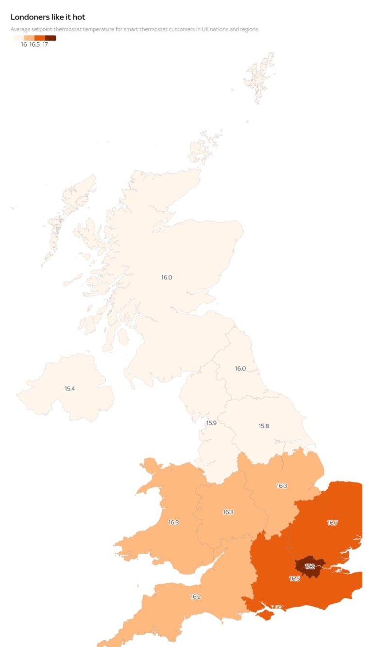 Выяснилось: насколько жарко нам нравится в наших домах и какая страна или регион лучше всего переносит холод | Новости Великобритании