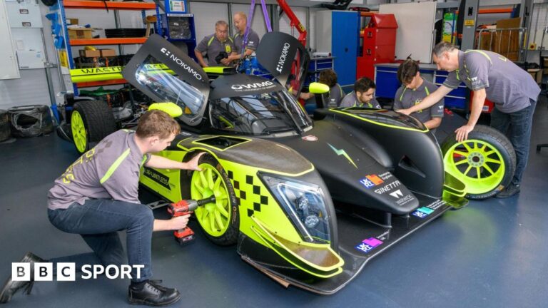 Инженеры надеются, что автомобиль с канализацией сможет помочь Motorsport's стремиться быть более устойчивым