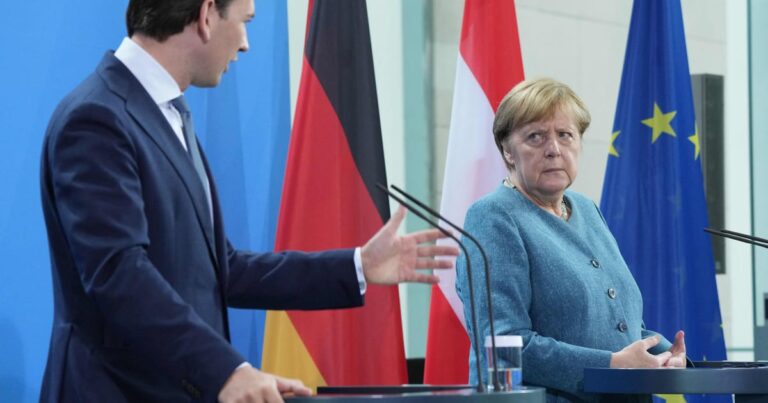 Австрийский курц обвиняет Меркель в крайнем правом росте AFD в Германии-Politico