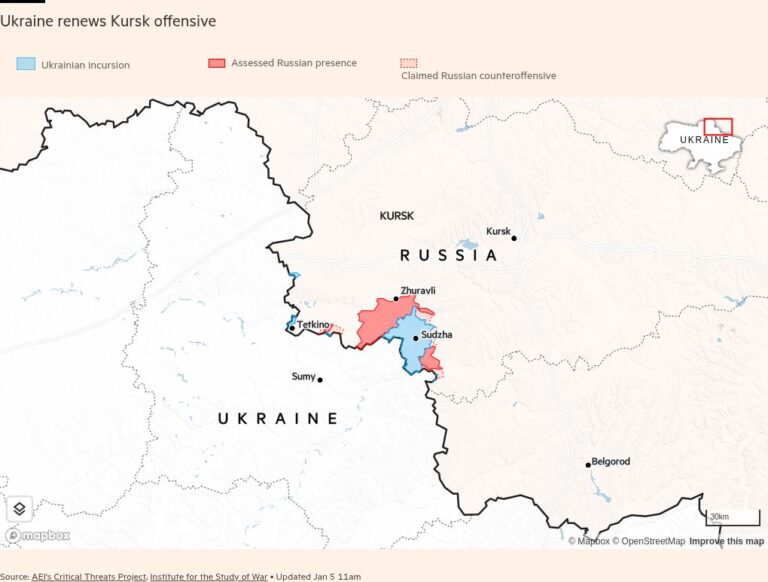 Украина возобновляет наступление внутри России