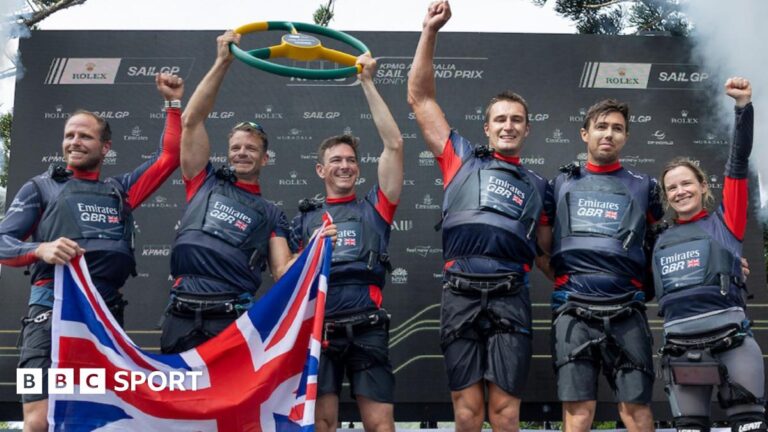 SAILGP: Великобритания расширяет общее лидерство с победой в Австралии
