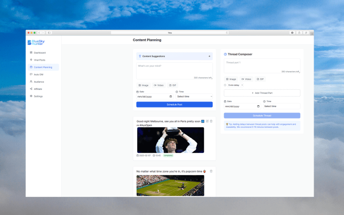Bluesky получает инструменты роста и аналитики с запуском Blueskyhunter
