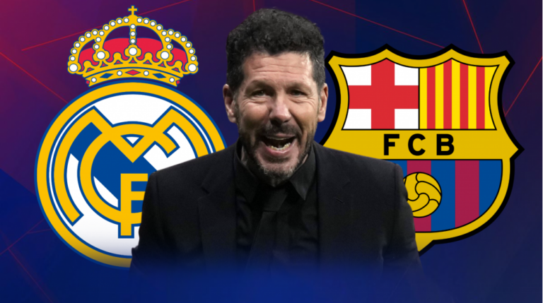 Diego Simeone's Atletico Madrid Record против Барселоны и Реал Мадрид