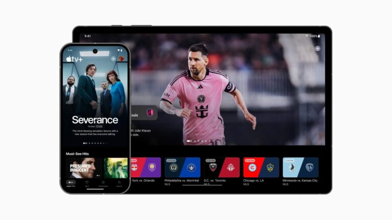 Apple TV App, Service TV+ Streaming и MLS Season Pass запускается на Android