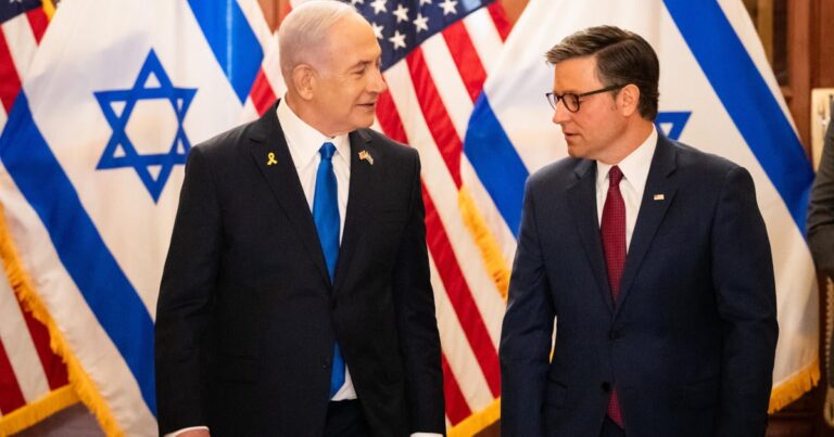 Премьер -министр Израиля Бенджамин Нетаньяху встретиться с лидерами на Капитолийском холме