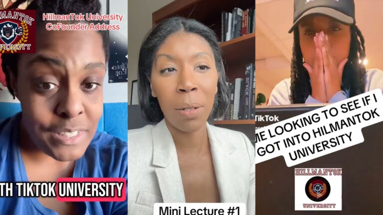 Пользователи Tiktok создают онлайн HBCU под названием Hillmantok University