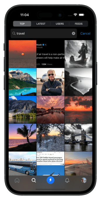 Блюзский в Instagram Alternative Flashes выпускается публично