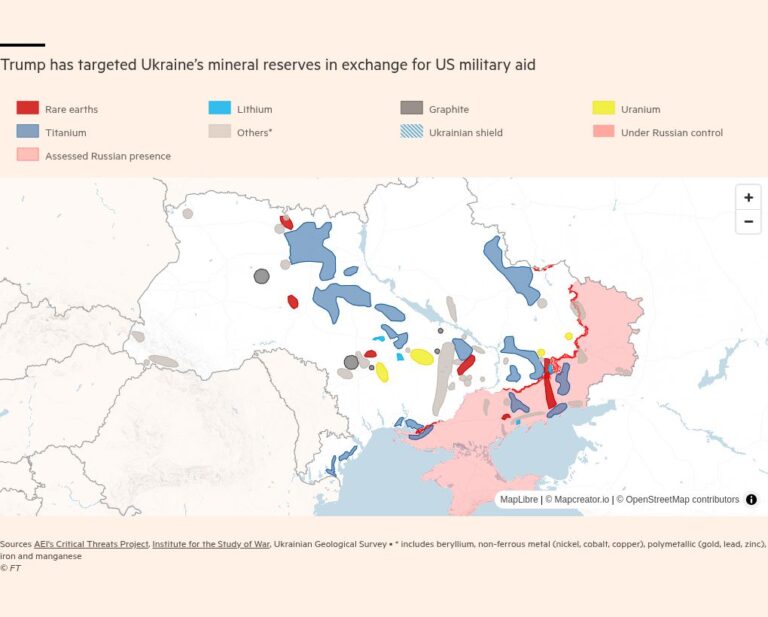 Украина соглашается с соглашением о сделках с американскими минералами после того, как Вашингтон покинет самые жесткие требования