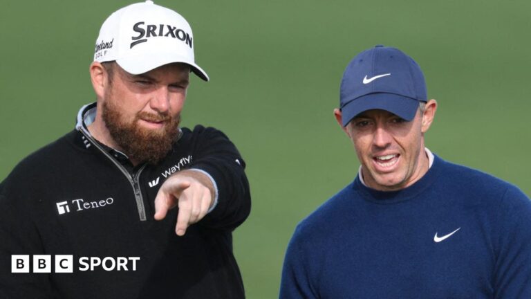 Шейн Лоури и Рори Макилрой в раннем споре в Arnold Palmer Invitational