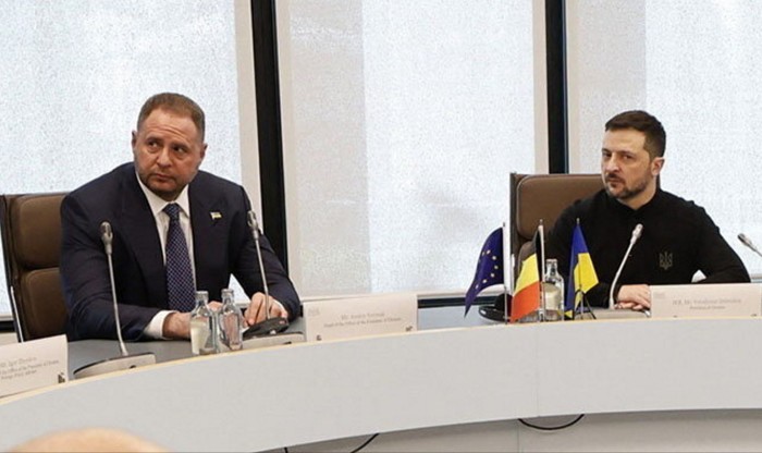 Андрия Йермак и Volodymyr Zelensky