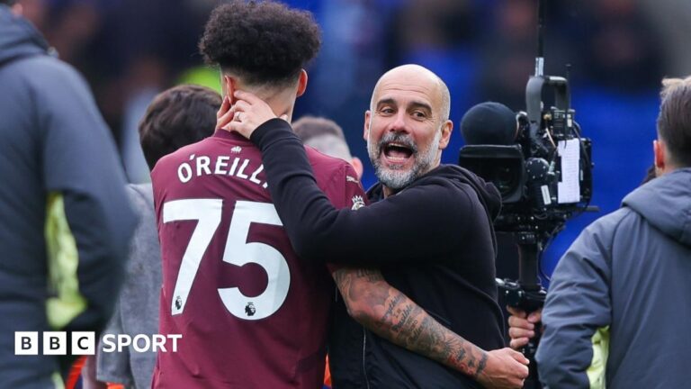 Everton 0-2 Man City: Пеп Гвардиола приветствует «Большая победа» в Чейз для Лиги чемпионов