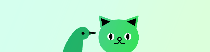 Блестящая кошка птица зеленый