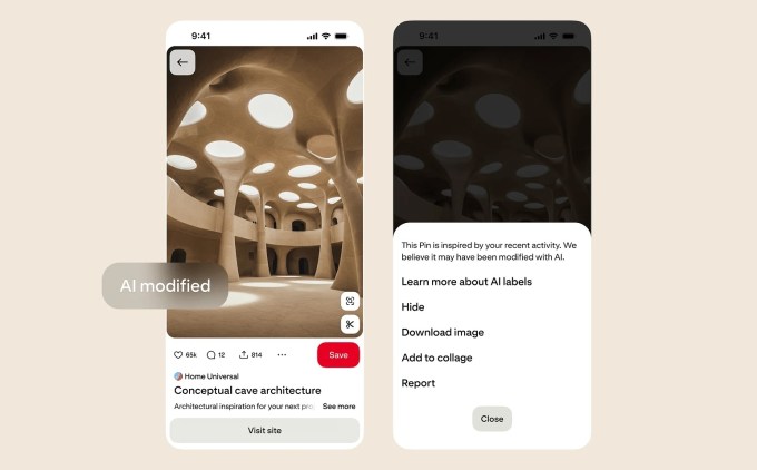 Pinterest запускает новые инструменты для борьбы с AI Slop