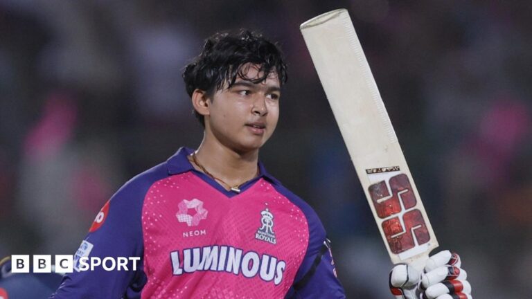 IPL 2025: 14-летний Вайбхав Сурьяванши становится самым молодым игроком, чтобы набрать век в мужских T20