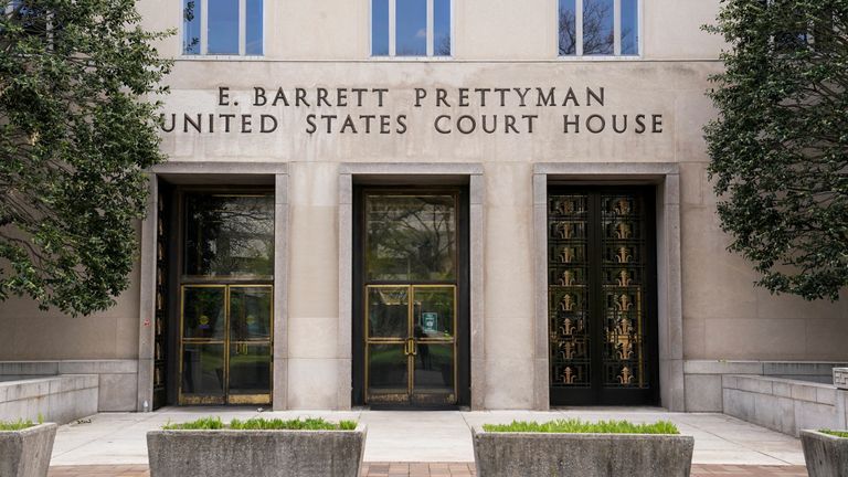 Окружной суд США по зданию округа Колумбия, где проходит судебный процесс. PIC: Reuters