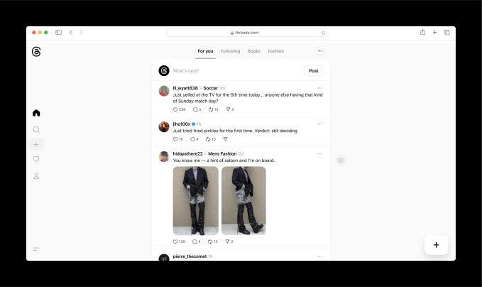 Темы официально перемещаются на Threads.com и обновляют его веб -приложение