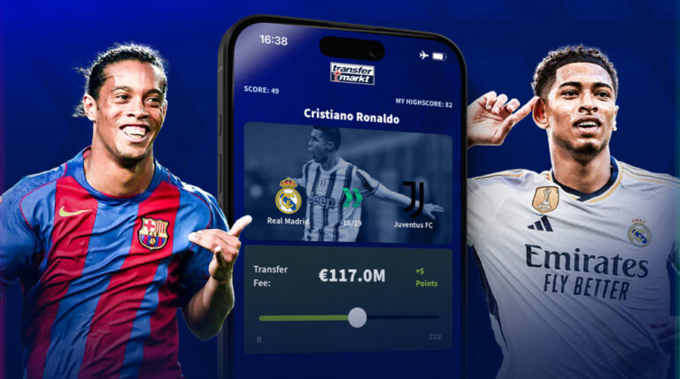 Новое приложение Transfermarkt Quiz — Угадайте плату за перевод сегодняшних звезд и вчерашних легенд