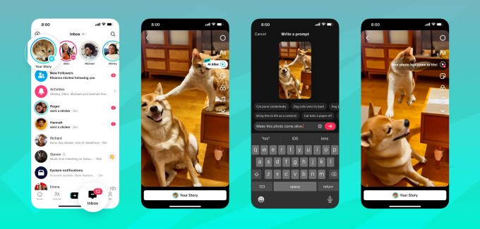 Tiktok запускает Tiktok AI Alive, новый инструмент с изображением к Video