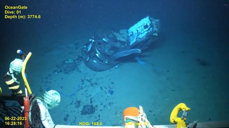 Выпущено видео об обломках Titan Sub Hull