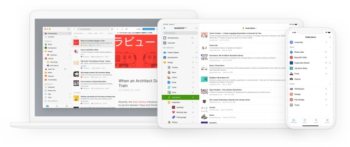 Приложение для управления закладками Raindrop.io