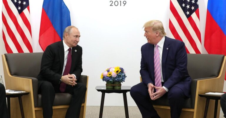 Трамп и Путин, чтобы говорить сегодня
