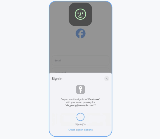 Facebook скоро развернет поддержку Passkeys на Android и iOS