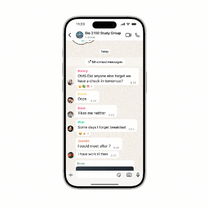 Meta добавляет резюме для AI в WhatsApp