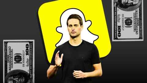 Эван Шпигель, логотип Snapchat, доллары США
